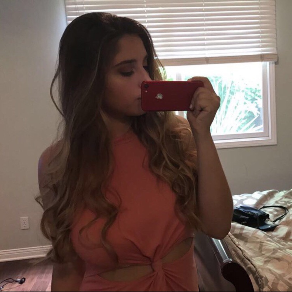 Pink knot dress